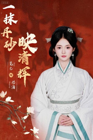 一抹丹砂映清辉